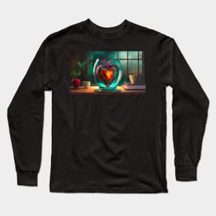 Glass Heart Long Sleeve T-Shirt